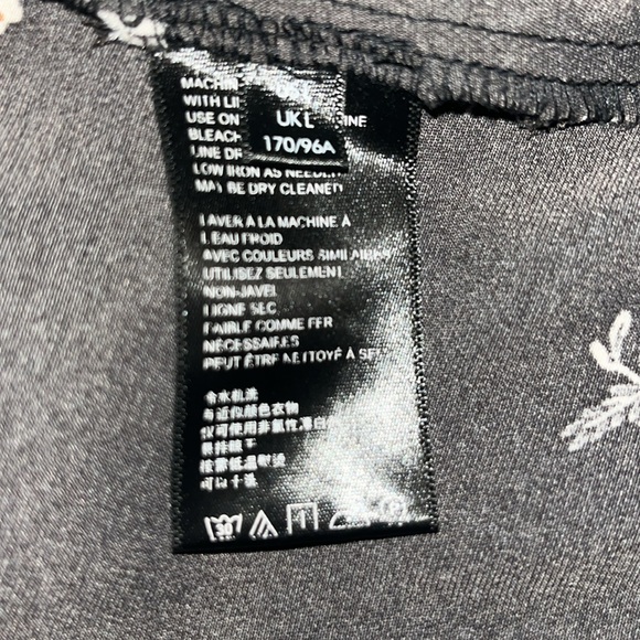 Silk Mini Slip Dress Lingerie Fit Flare Floral Lace Ladder Trim Y2K Cutout Goth - Picture 12 of 12